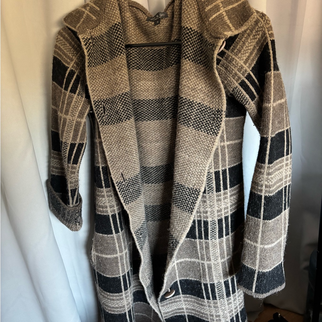 Plaid Women's Blazer Coat
